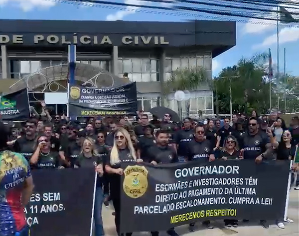 Greve marcada! Servidores da PC-AM prometem manifestações a partir da próxima semana