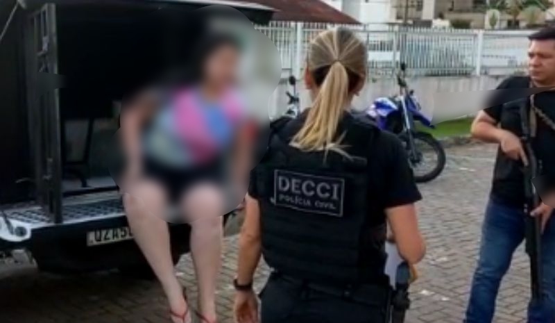 Vídeos: mulher é presa suspeita de estuprar sobrinho de 7 anos