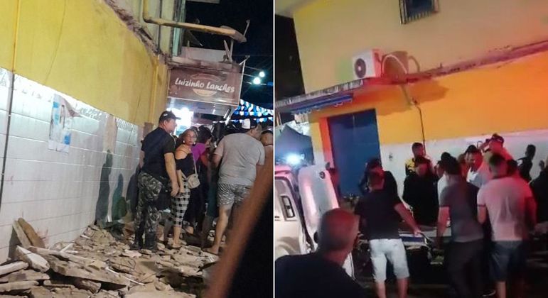Queda de marquise durante desfile deixa mortos e feridos em Pernambuco