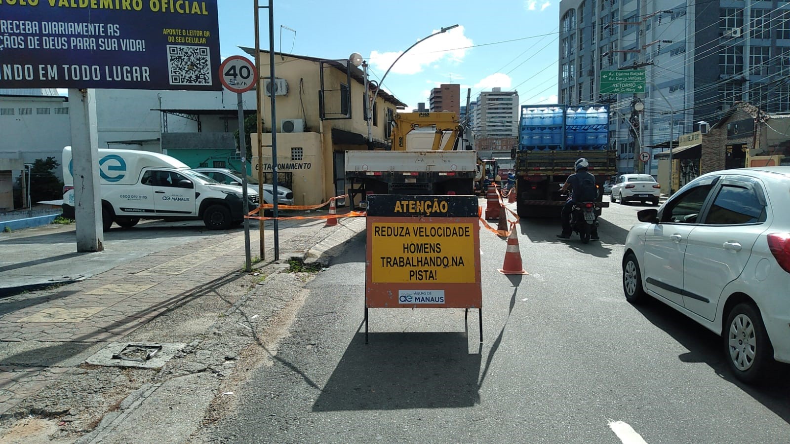 Rompimento na tubulaçao
